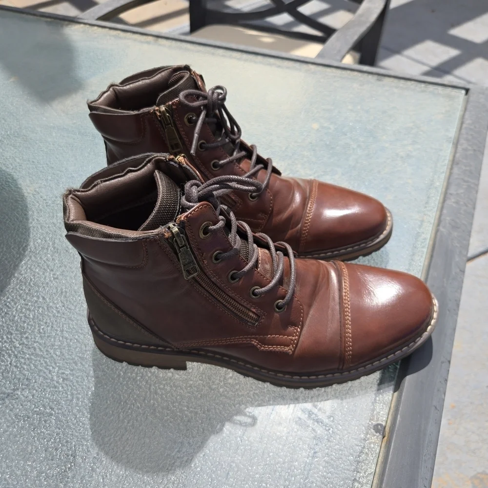 Madden Mens 7.5 Combat Boot Zip
